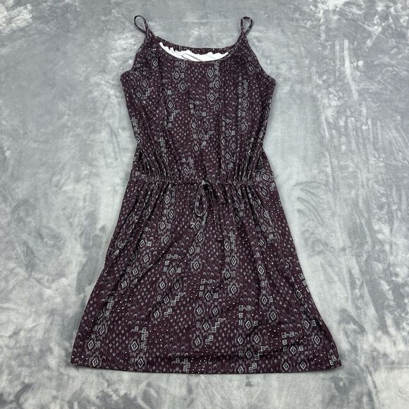 Woolrich Dresses & Skirts - Woolrich Dress Womens Size XS Burgundy Tribal Print Sleeveless Cinch Waist